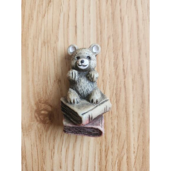 Lot 4 Bear Fridge Magnets Resin & Plastic Vintage Style Collectible Decor Set - Picture 4 of 11